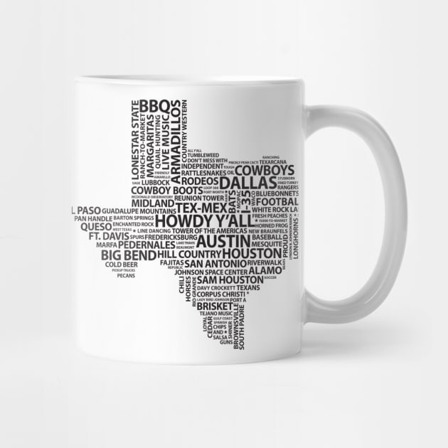 Words of Texas by GreatTexasApparel